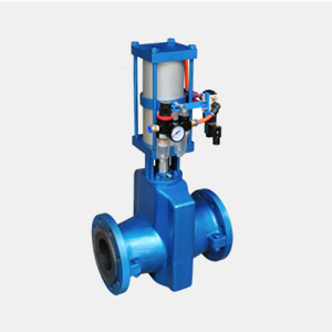 GJ6K41X常开型气动管夹阀